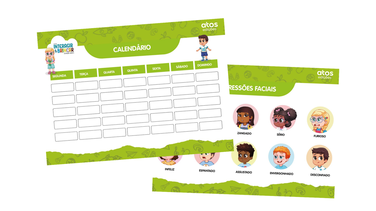 Calendário e Expressões Faciais