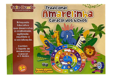Amarelinha Caracol dos Bichos