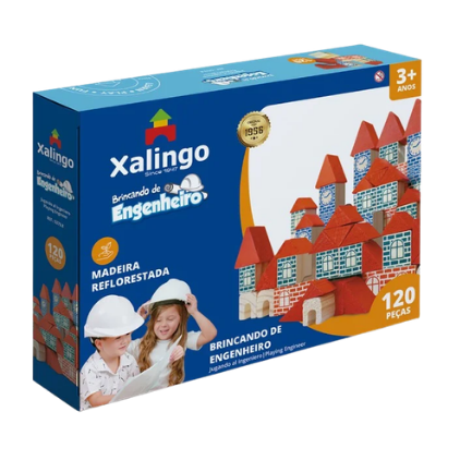 Brincando de Engenheiro — 120 Peças