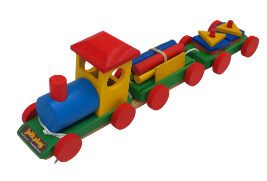 Jogos em Formato de Trem de Formas Geométricas